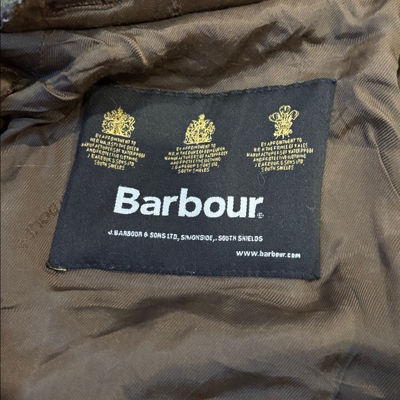 Vintage BARBOUR Men's L Plaid Wool Trench Coat Jacket Collared T249 Long Coat - Picture 8 of 16